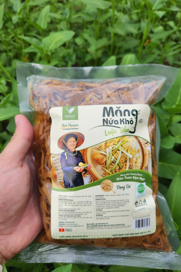 Măng nứa khô luộc sẵn