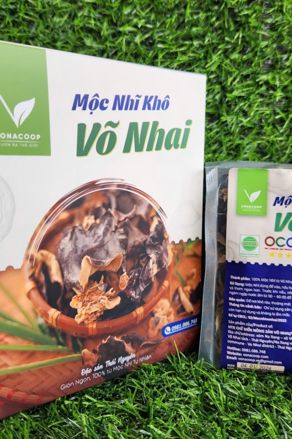 Mộc nhĩ khô Võ Nhai